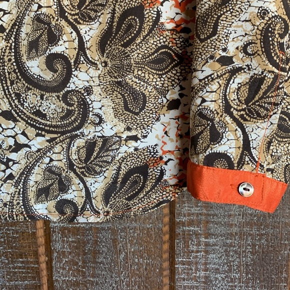 Liz Claiborne womens long sleeve blouse size medium career fall Thanksgiving - Picture 9 of 12